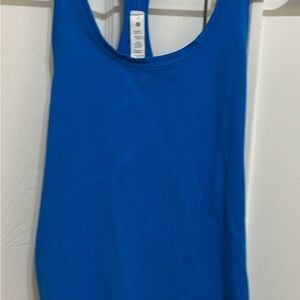 Lululemon Athletica Blue Sleeveless Tank Top